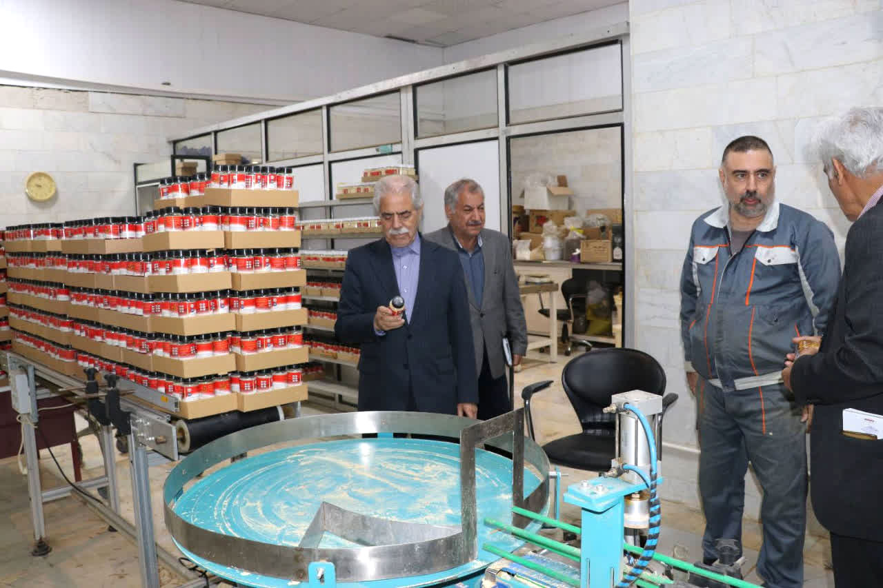 بازدید مدیرعامل از آمادگاه و کارخانه بسته بندی شرکت تعاونی شهید منصور ستاری( شمس) در ایام جنگ رمضان